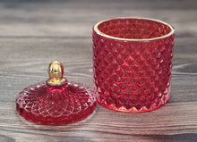 Load image into Gallery viewer, Burgundy Rose Luxury Coconut Apricot Candle