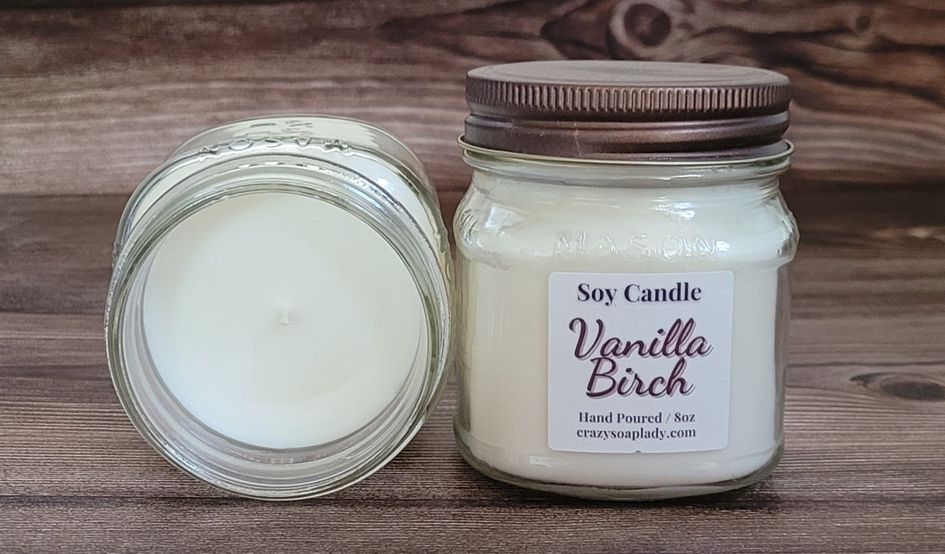 Vanilla Birch Soy Candle