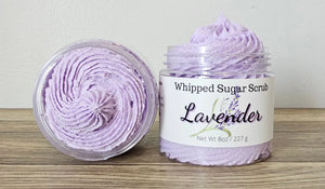 Lavender Whipped Sugar Scrub